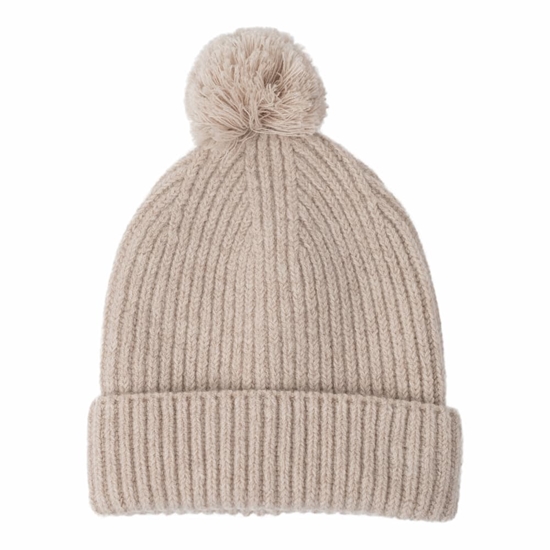 Picture of Lodger Hatter Folklore merino vilnas cepure, Beige, 3-6m