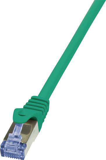 Изображение LogiLink Patchcord Cat.6A, S/FTP, PIMF, zielony, 7.5m (CQ3085S)