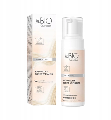 Attēls no LOreal Paris BE BIO_Naturalny* toner w piance Ciepy Blond 120ml