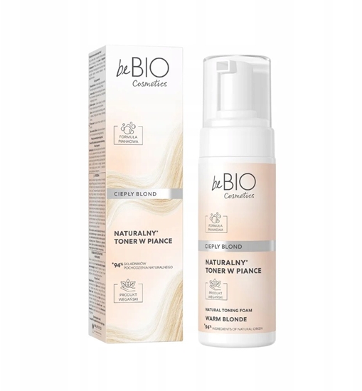 Picture of LOreal Paris BE BIO_Naturalny* toner w piance Ciepy Blond 120ml