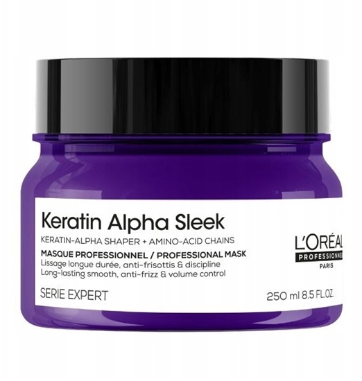 Picture of LOreal Paris L'OREAL PROFESSIONNEL_Keratin Alpha Sleek wygadzajca maska do wosów 250ml