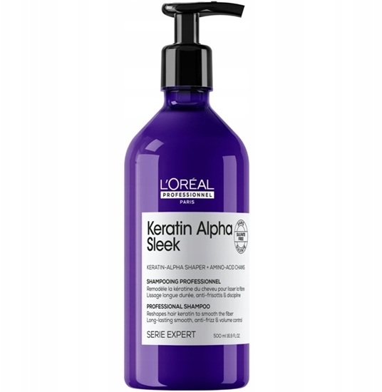 Picture of LOreal Paris L'OREAL PROFESSIONNEL_Keratin Alpha Sleek wygadzajcy szampon do wosów 500ml