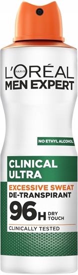 Изображение LOreal Paris L'OREAL_Men Expert Clinical Ultra 96h antyperspirant w sprayu 150ml