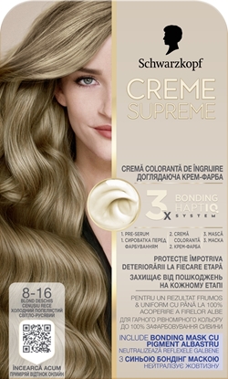 Picture of LOreal Paris SCHWARZKOPF Creme Supreme Farba do wosów odcie 8-16 Chodny popielaty blond