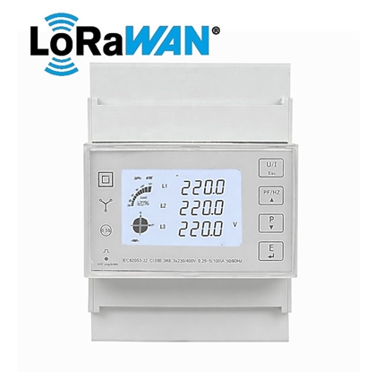 Picture of LoRoWAN Trīs fāžu elektrības skaitītājs | Multi tarifu