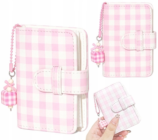 Picture of LoveInstant Kieszeniowy Album Na 28 Zdjcia Instax Mini 12 40 11 99 41 Evo Liplay Zink / Kratka / Róowy