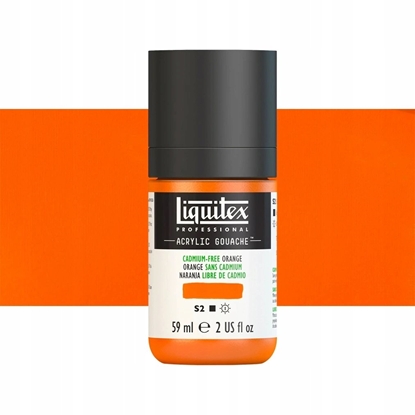 Изображение LQX Acrylic Gouache 59ml Cad-free Orange 892