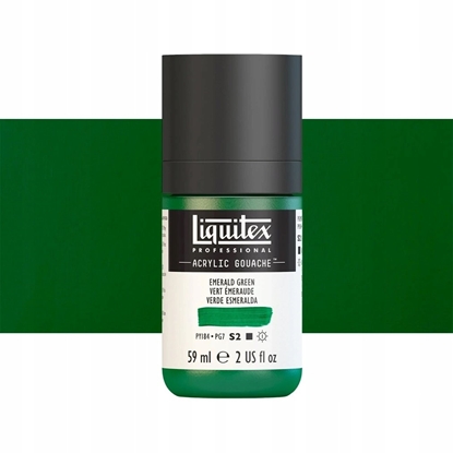 Изображение LQX Acrylic Gouache 59ml Emerald green 450