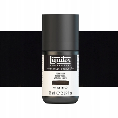 Изображение LQX Acrylic Gouache 59ml Ivory black 244