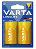 Picture of LR20/D baterijas Varta Longlife Alkaline MN1300/4120 iepakojumā 2 gb.