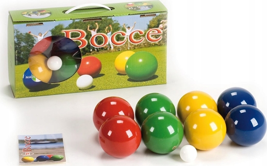 Picture of Lucio Londero Drewniane Kule do Gry 8 szt. - Boule, Bule, Petanka LONDERO 90 mm