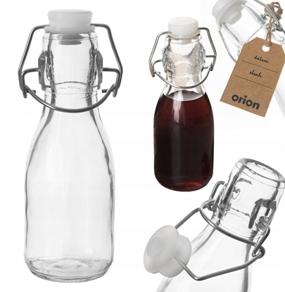 Picture of Lumarko Butelka z klipsem szklana na nalewki wino bimber soki syrop maa 160 ml ORION 143781