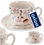 Attēls no Lumarko Filianka do kawy ze spodkiem porcelanowa biaa MAKI 260ml ORION 129661