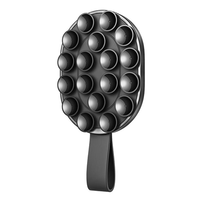 Picture of Magnetic phone holder with suction cups Joyroom JR-ZS393-S (black)