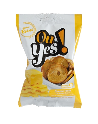Изображение Maizes grauzdiņi OU YES! ar siera garšu, 75g