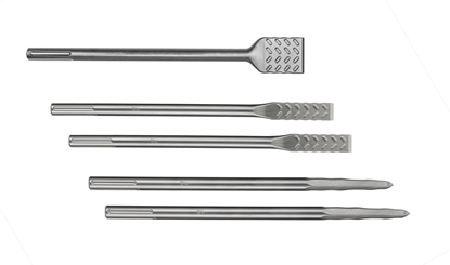 Изображение Makita ZESTAW DLUT Z UCHWYTEM SDS-MAX (5SZT) (25X400, 50X380, 400)