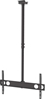 Изображение Manhattan TV & Monitor Mount, Ceiling, 1 screen, Screen Sizes: 37-75", Height: 105-156 cm, Black, VESA 200x200 to 800x400mm, Max 50kg, LFD, Lifetime Warranty