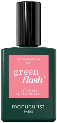 Attēls no MANUCURIST_Green Flash Led Gel Nail Lacquer lakier do paznokci Pop 15ml