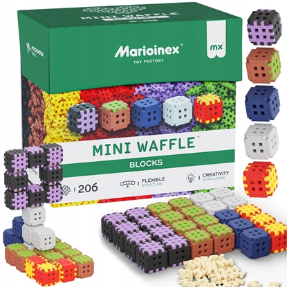 Изображение Marioinex Mini Waffle Blocks 206el