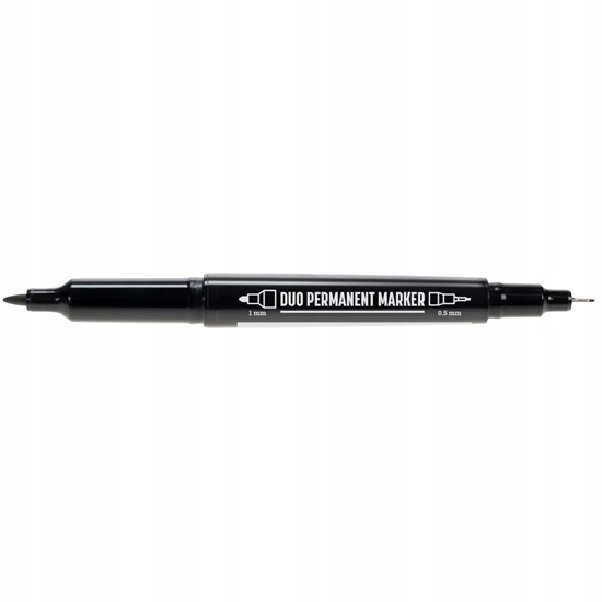 Picture of Marker dwustronny duo 2w1 0,5-1,0 mm czarny LYRA
