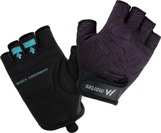 Picture of Martes Rkawiczki rowerowe Martes Lady Bayon czarno-fioletowe rozmiar L
