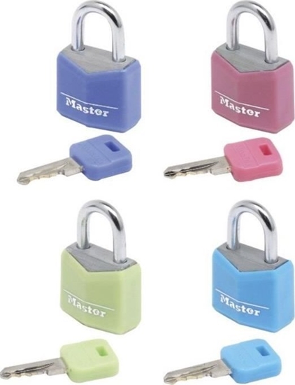 Изображение MasterLock Master Lock 4 Padlocks  20mm 9120EURQCOLNOP