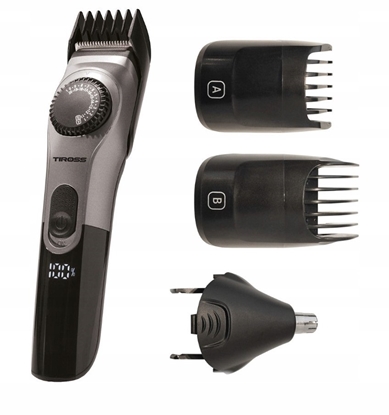 Attēls no Maszynka do wosów Tiross Maszynka do strzyenia wosów golenia Li-ion USB C TIROSS TS-2771