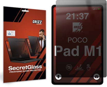 Picture of Matowe szko prywatyzujce GrizzGlass SecretGlass do Xiaomi POCO Pad M1