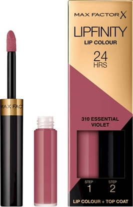 Attēls no Max Factor Lipfinity Lip Colour 310 Essential Violet Lipstick 4 ml