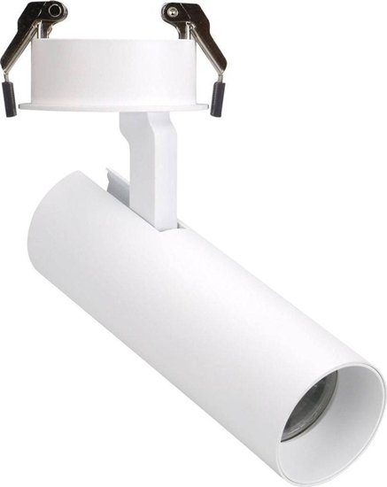 Изображение MAXlight Metalowy reflektorek podtynkowy SHINEMAKER H0119 Maxlight regulowana tuba LED 15W 3000K wpuszczana do sypialni biaa
