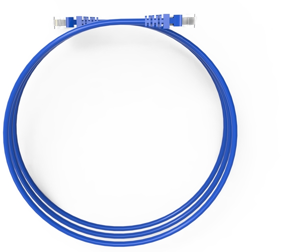 Изображение M-CAB INCA kabel RJ45 Cat6 UTP 250mhz 1.00m niebieski retail