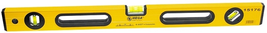 Picture of Mega Poziomica z uchwytami na rk 150cm 3 libelki - 15185