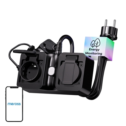 Attēls no Meross MOP320MA-EU WiFi smart power strip, outdoor, IP44 (Matter)
