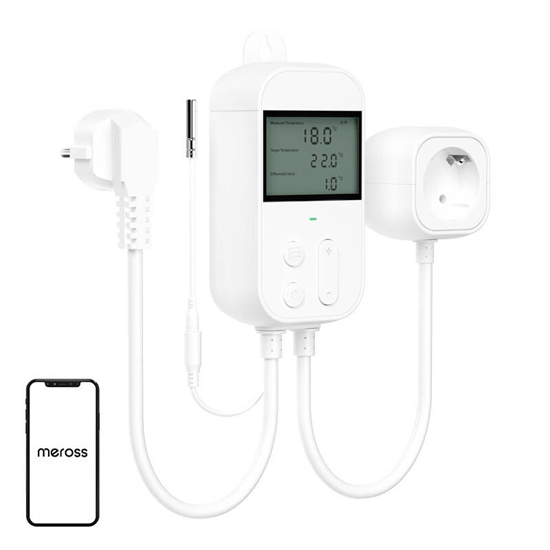 Picture of Meross SMART HOME WI-FI THERMOSTAT/HEAT.&COOLING MTS200BHK MEROSS