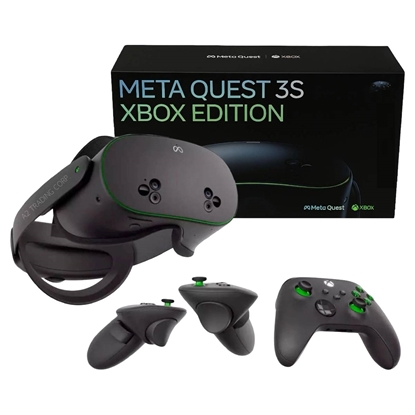 Picture of Meta Quest 3S Xbox Edition 128GB - Limited-Edition Hardware andamp; 3 Months of Xbox Game Pass Ultimate Included - Carbon Black