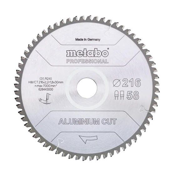 Picture of Metabo AluminiumCutProf 216x30 5 8FZ/TZ 5neg