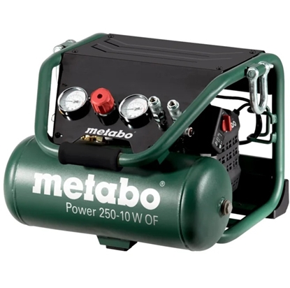 Attēls no METABO.COMPRESSOR POWER 250-10 W OF 230V 10L OIL-FREE ...