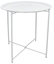 Attēls no Metal Side Table 47 x 47 x 51 cm, White, DECORLIFE