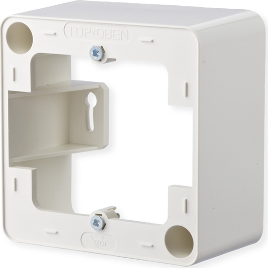 Picture of Metz Connect Aufputzrahmen 85 x 85 x 43 mm, 1fach, reinweiß