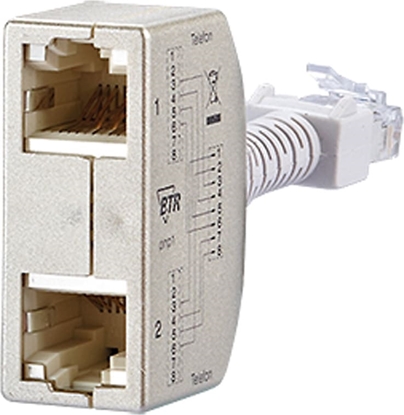 Attēls no Metz Connect Cable sharing adapter pnp1, 2x telephone (ISDN)