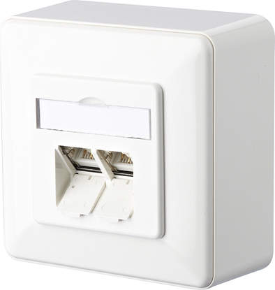 Attēls no Metz Connect E-DAT C6A 2 port AP, pure white