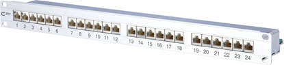 Attēls no Metz Connect E-DAT C6A 24 port patch panel 1RU LSA