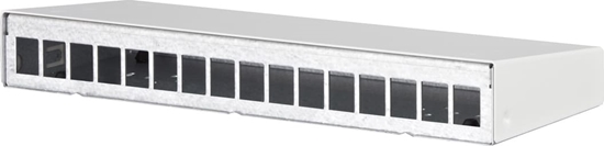Изображение Metz Connect Keystone AP-Gehäuse 16 Port reinweiß RAL9010