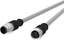 Attēls no Metz Connect M12 Sensor-/Aktorleitung, A-kodiert, M12 Stecker gerade - M12 Buchse gerade, grau, 5 m