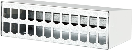 Picture of Metz Connect Modul surface mount housing 2x12 port pure white, unequipped