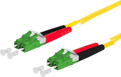 Attēls no Metz Connect OpDAT patch cord, LC-D APC/LC-D APC OS2, 3 m