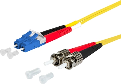 Attēls no Metz Connect OpDAT patch cord, LC-D/2xST OS2, 1 m