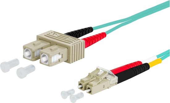 Picture of Metz Connect OpDAT patch cord, SC-D/LC-D OM3, 15 m
