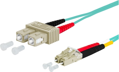 Attēls no Metz Connect OpDAT patch cord, SC-D/LC-D OM3, 8 m