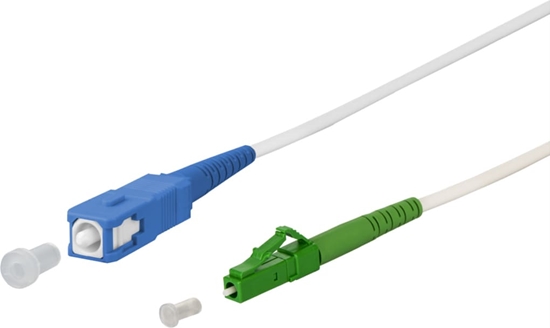 Picture of Metz Connect OpDAT patch cord, SC-S/LC-S APC OS2, 1 m